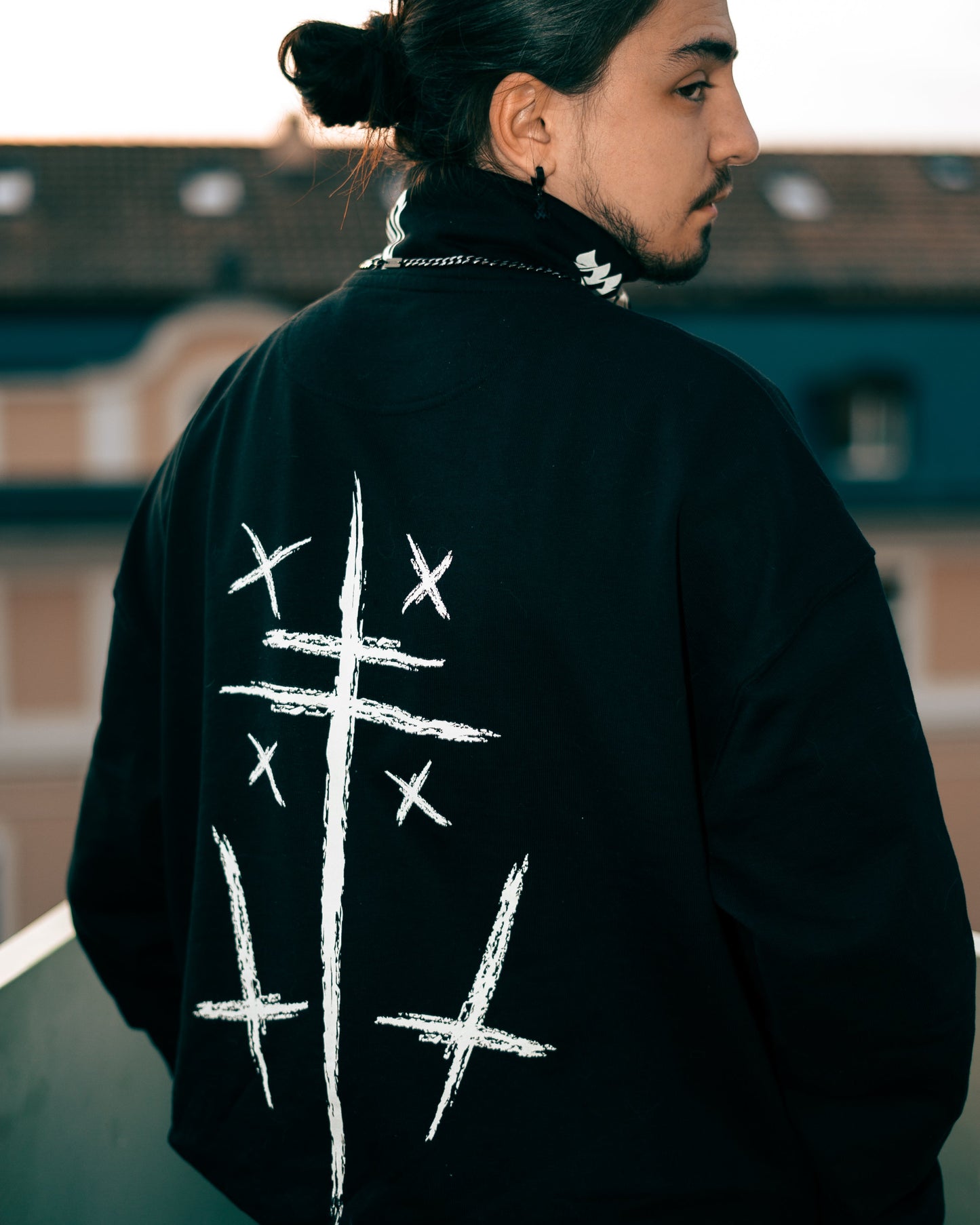 "Memento Mori" Quarter Zip