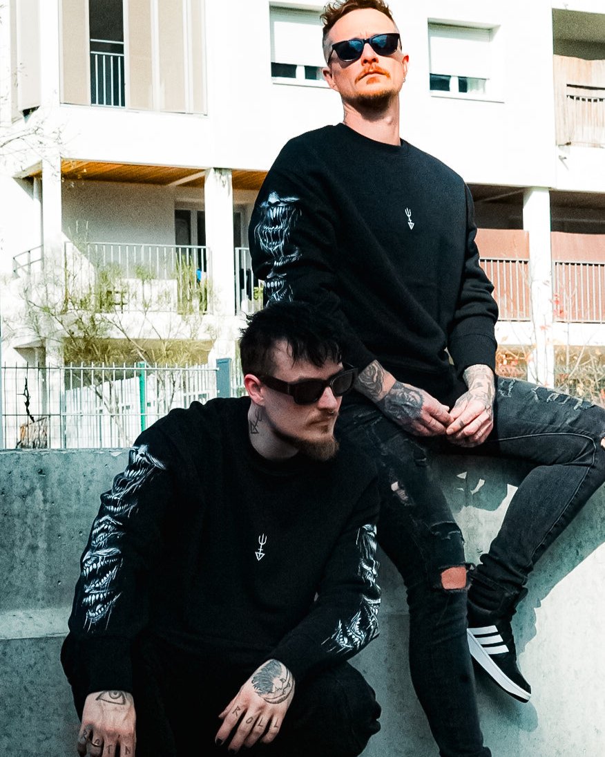 "Hopelessly Happy" Oversized Crewneck