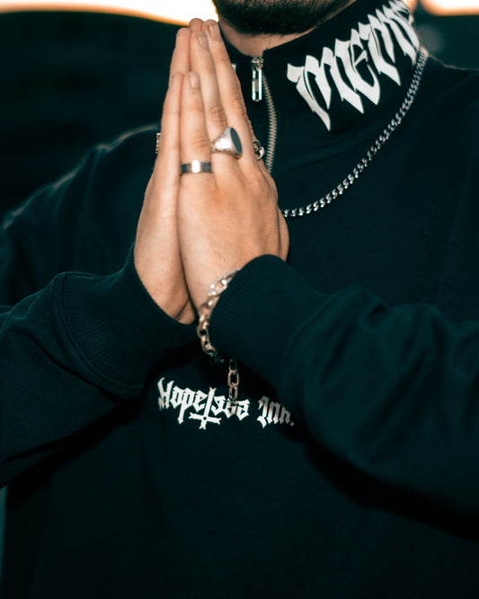 "Memento Mori" Quarter Zip
